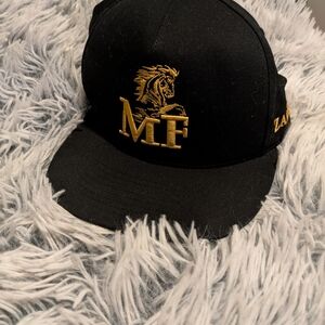 The Classic Black Cap with Gold Detail